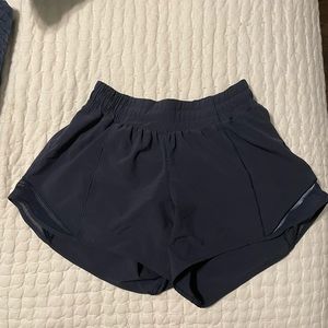 lululemon navy shorts 4” size 4